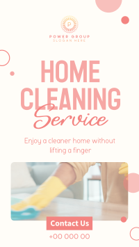 Cleaning Done Right Facebook Story Design