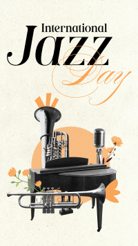 Modern International Jazz Day Instagram Story Design