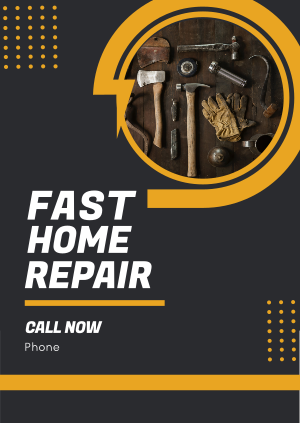 Fast Home Repair Poster Image Preview