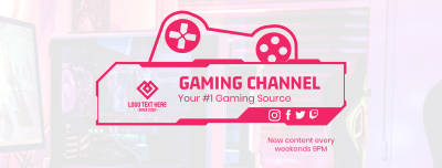 Console Games Streamer Facebook cover Image Preview