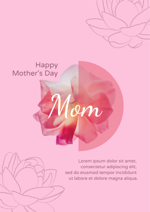 Mothers Day Flower Flyer
