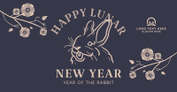Ink Lunar Rabbit Facebook Ad Design