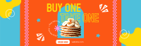 Pancake Day Promo Twitter header (cover) Image Preview