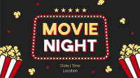 Movies and Popcorn Facebook event cover Image Preview