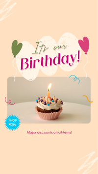 Birthday Business Promo Instagram reel Image Preview