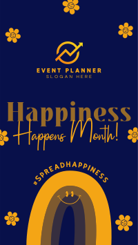 Spread Happiness Instagram Story Design