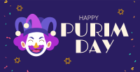 Purim Carnival Jester Facebook ad Image Preview
