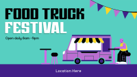 Retro Food Truck Festival Animation Preview