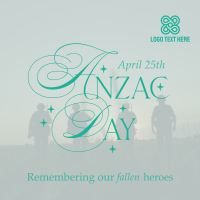 Anzac Day Remembrance Instagram post Image Preview