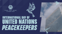 International Day of United Nations Peacekeepers Facebook Event Cover Design