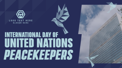 International Day of United Nations Peacekeepers Facebook event cover Image Preview