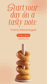 Fresh Baked Bagels Instagram Reel Preview