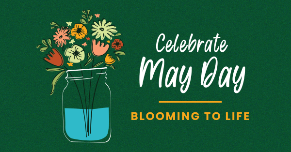 May Day Spring Facebook Ad Design Image Preview