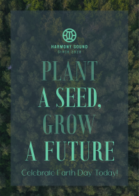 Plant Seed Grow Future Earth Flyer Image Preview