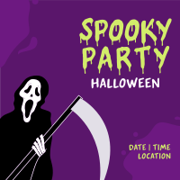 Spooky Party Instagram post Image Preview