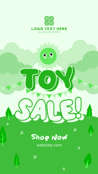 Cute Toy Sale TikTok Video Design