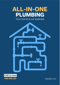 All-in-One plumbing services Flyer Image Preview