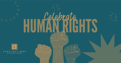 Celebrate Human rights Facebook ad Image Preview