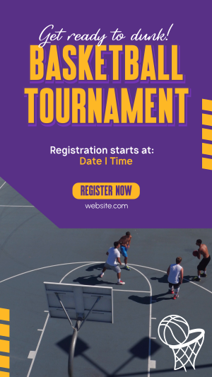 Basketball Mini Tournament Facebook story Image Preview