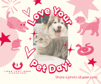 Share your Pet's Photo Facebook Post Design