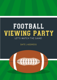 Football Viewing Party Poster Image Preview