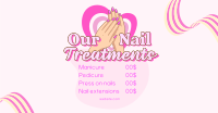 Nail Treatments List Facebook Ad Design