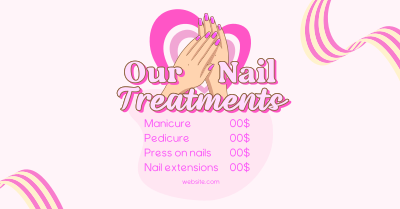 Nail Treatments List Facebook ad Image Preview