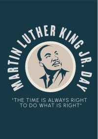 Martin Luther King Jr Day Flyer Design