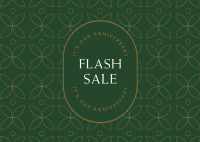 Anniversary Flash Sale Postcard Preview