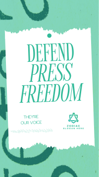 Defend Press Freedom Instagram reel Image Preview
