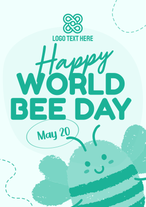 Modern Celebrating World Bee Day Poster Image Preview