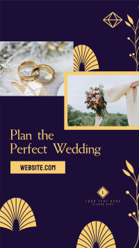 Professional Wedding Planner Facebook Story Design