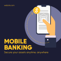 Mobile Banking Instagram post Image Preview