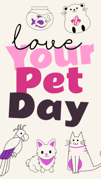 Love Your Pet Day YouTube short Image Preview