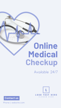 Online Medical Checkup Facebook story Image Preview