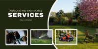 Lawn Care Services Collage Twitter Post Image Preview