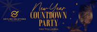 New Year Countdown Party Twitter Header Image Preview