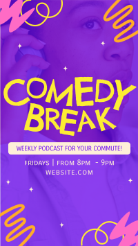 Comedy Break Podcast TikTok Video Image Preview