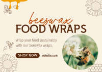 Beeswax Food Wraps Postcard Image Preview