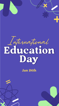 Celebrate Education Day Instagram Story Design