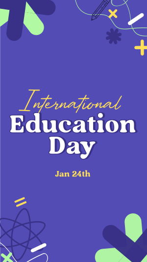 Celebrate Education Day Instagram story Image Preview