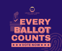 Every Ballot Counts Facebook post Image Preview