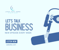 Business Talk Podcast Facebook Post Design