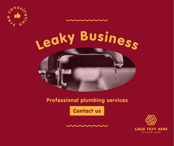 Leaky Business Facebook Post Design Image Preview