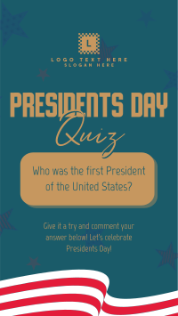 Presidents Day Pop Quiz Instagram reel Image Preview