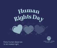 Human Rights Day Facebook Post Design