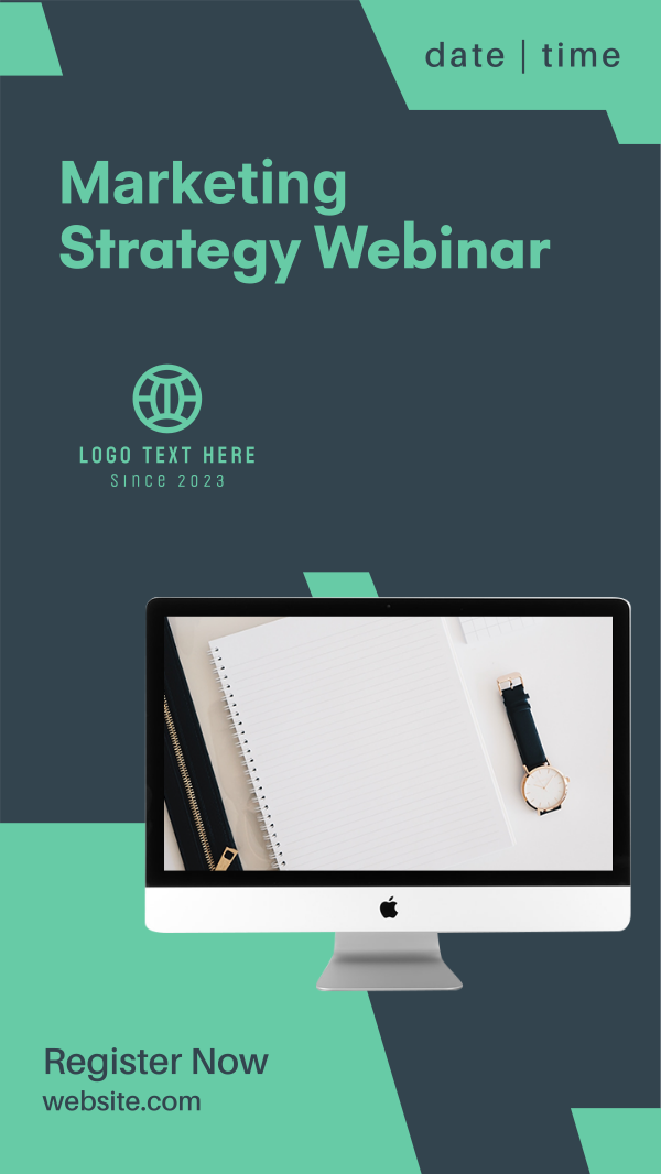 Marketing Strategy Webinar Instagram Story Design Image Preview