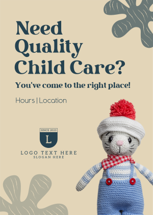 Childcare Service Poster Image Preview