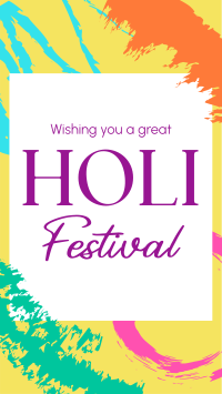 Holi Festival Instagram Story Design