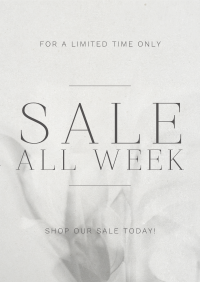Minimalist Luxurious Sale Poster Image Preview